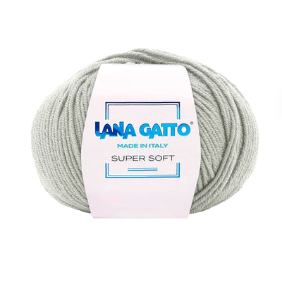 Gomitolo 100% Pura Lana Vergine Merino Extrafine, Lana Gatto Linea Super Soft - Tonalità Verde