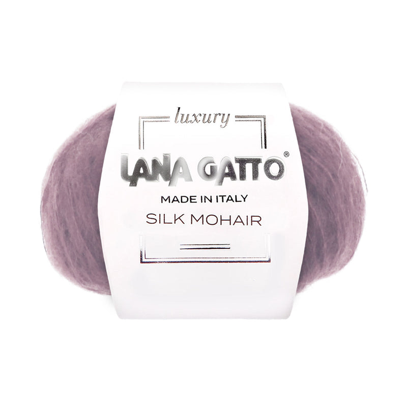 Ball of Silk Mohair, Gatto Wool Luxury Line - Pastel Shades