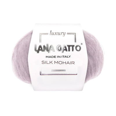 Ball of Silk Mohair, Gatto Wool Luxury Line - Pastel Shades