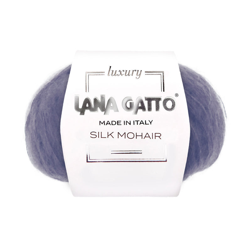 Ball of Silk Mohair, Gatto Wool Luxury Line - Pastel Shades