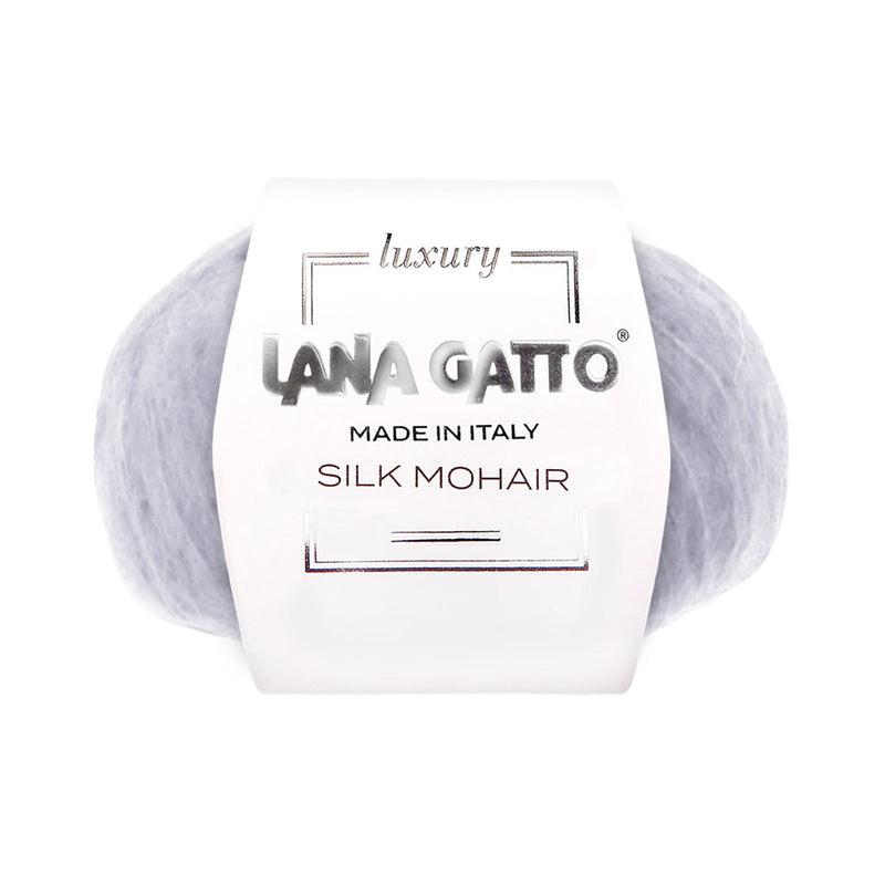 Ball of Silk Mohair, Gatto Wool Luxury Line - Pastel Shades